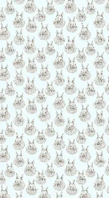 Estores de rolo interiores blackout para janela Coelhos