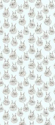 Estores de rolo interiores blackout para janela Coelhos