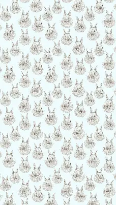 Estores de rolo interiores blackout para janela Coelhos