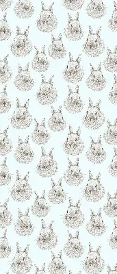 Estores de rolo interiores blackout para janela Coelhos