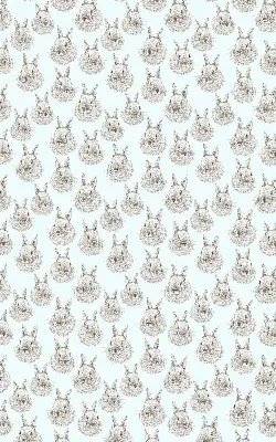 Estores de rolo interiores blackout para janela Coelhos