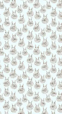 Estores de rolo interiores blackout para janela Coelhos