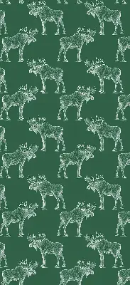 Estores de rolo blackout para porta de varanda Alce verde