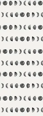 Estores de rolo blackout para porta de varanda Fases da Lua