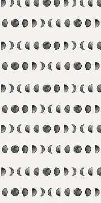 Estores de rolo blackout para porta de varanda Fases da Lua