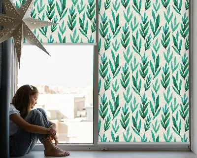Estores de rolo interiores blackout para janela Plantas