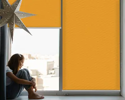 Estores de rolo blackout para janela Laranja escuro