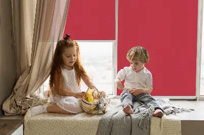 Estores de rolo interiores blackout Vermelho