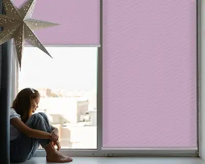 Estores de rolo em tecido blackout Rosa