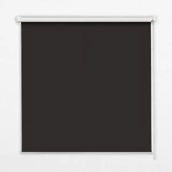 Estores de rolo blackout para janela Preto