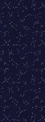 Estores de rolo blackout para porta de varanda Constelação de estrelas