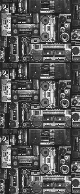 Estores de rolo interiores blackout Alto-falantes de rádio
