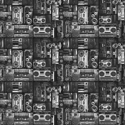 Estores de rolo interiores blackout Alto-falantes de rádio