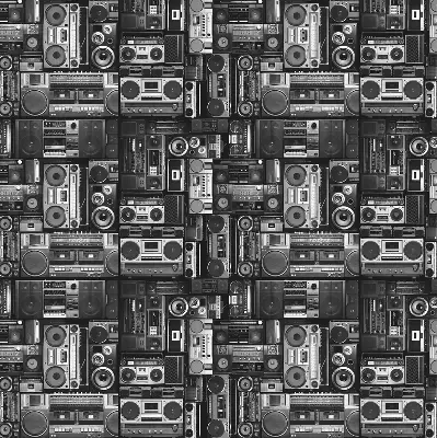 Estores de rolo interiores blackout Alto-falantes de rádio