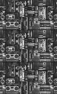 Estores de rolo interiores blackout Alto-falantes de rádio