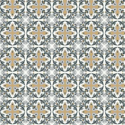 Estores de rolo interiores blackout para janela Azulejo marroquino