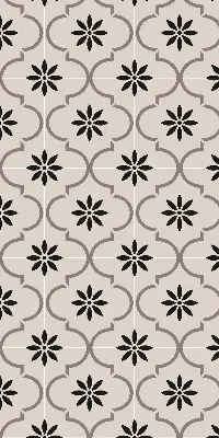 Estores de rolo interiores blackout para janela Azulejo marroquino em forma de flor