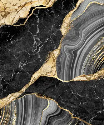 Estores de rolo blackout para janela mármore preto
