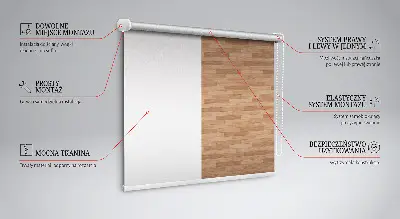 Estores de rolo interiores blackout para janela Painéis