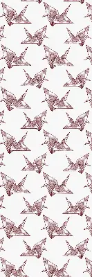 Estores de rolo interiores blackout para janela Cisnes de origami