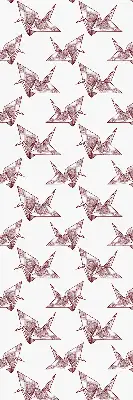 Estores de rolo interiores blackout para janela Cisnes de origami