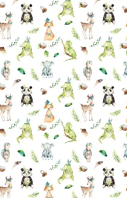 Estores de rolo blackout para porta de varanda Animais e plantas