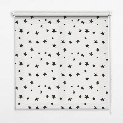Estores de rolo interiores blackout para janela Estrelas
