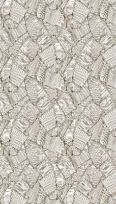 Estores de rolo interiores blackout para janela Folhas de palmeira desenhadas