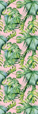 Estores de rolo em tecido blackout Variedades de folhas tropicais