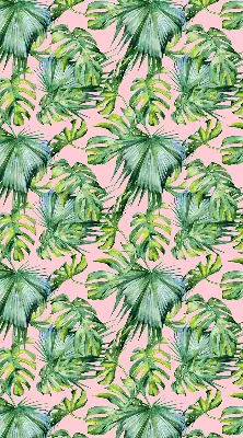 Estores de rolo em tecido blackout Variedades de folhas tropicais