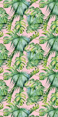 Estores de rolo em tecido blackout Variedades de folhas tropicais