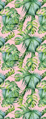 Estores de rolo em tecido blackout Variedades de folhas tropicais