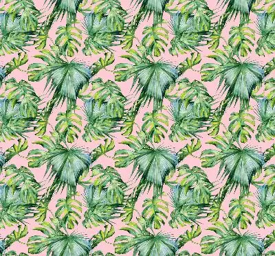 Estores de rolo em tecido blackout Variedades de folhas tropicais