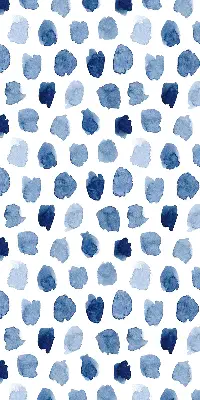 Estores de rolo blackout para janela manchas pintadas de azul