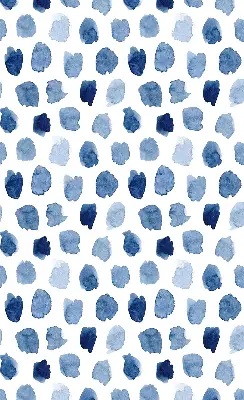 Estores de rolo blackout para janela manchas pintadas de azul