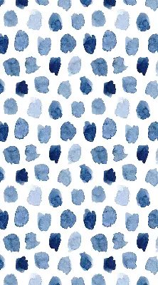 Estores de rolo blackout para janela manchas pintadas de azul