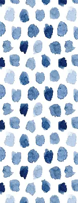 Estores de rolo blackout para janela manchas pintadas de azul