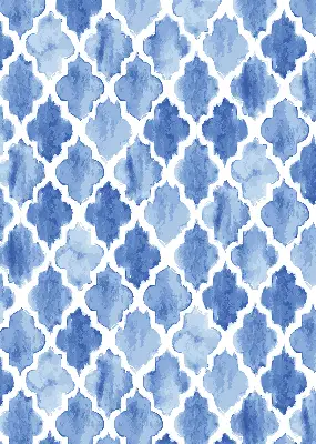 Estores de rolo interiores blackout Padrão pintado