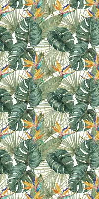 Estores de rolo interiores blackout Plantas tropicais