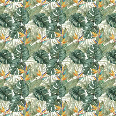 Estores de rolo interiores blackout Plantas tropicais