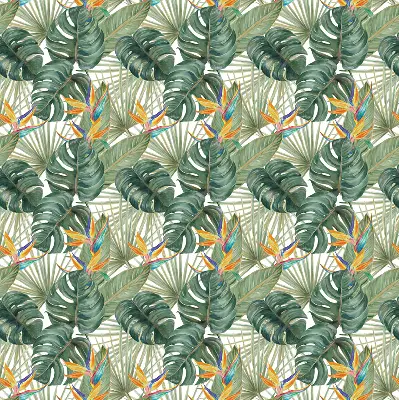 Estores de rolo interiores blackout Plantas tropicais