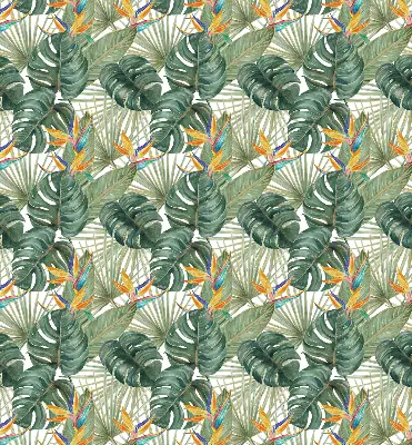 Estores de rolo interiores blackout Plantas tropicais