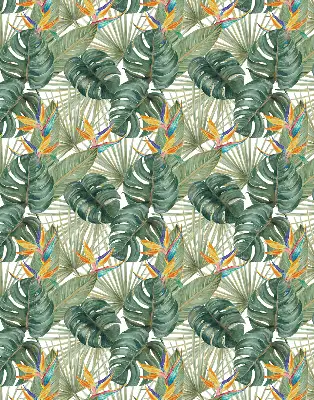 Estores de rolo interiores blackout Plantas tropicais