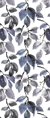 Estores de rolo interiores blackout para janela Folhas escuras