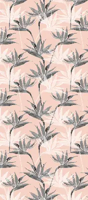 Estores de rolo interiores blackout Flores cinzentas