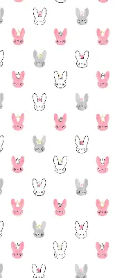Estores de rolo interiores blackout para janela Coelhos coloridos com coroas