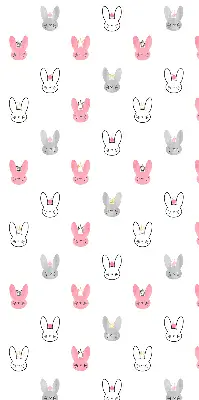 Estores de rolo interiores blackout para janela Coelhos coloridos com coroas