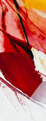 Estores de rolo em tecido blackout Quadro pintado