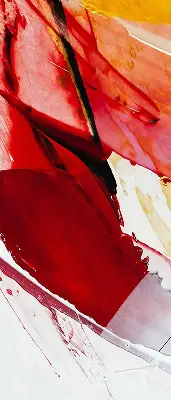 Estores de rolo em tecido blackout Quadro pintado