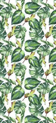 Estores de rolo interiores blackout para janela Plantas tropicais
